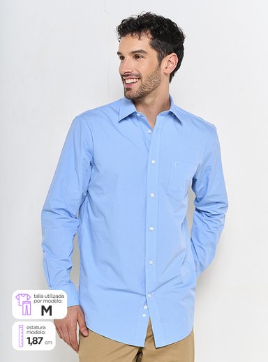 CAMISA HOMBRE KENNETH STEVENS SÓLIDA - 1