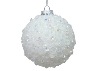 ADORNO NAVIDEÑO ÁRBOL RIPLEY HOME ESFERA BURBUJAS BLANCO