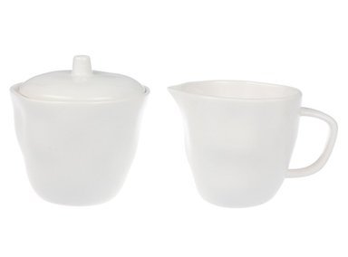 VAJILLA MAISON LINETT AZUCARERO & CREMERO PORCELANA 2 PIEZAS