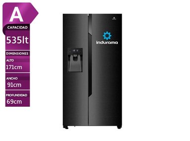 REFRIGERADORA INDURAMA BOTTOM FREEZER NO FROST SIDE BY SIDE RI-799 DHN DHN 535 L