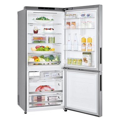 REFRIGERADORA LG BOTTOM FREEZER NO FROST GB41BPP 408 L MÚLTIPLE FLUJO AIRE PLATEADA - 5