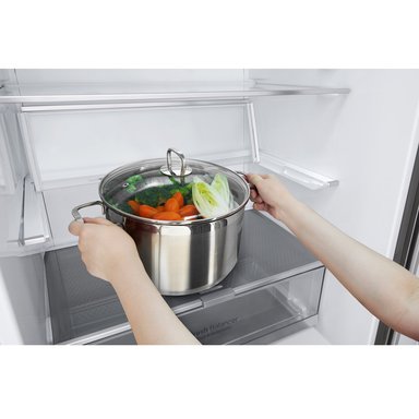 REFRIGERADORA LG BOTTOM FREEZER NO FROST GB41BPP 408 L MÚLTIPLE FLUJO AIRE PLATEADA - 8