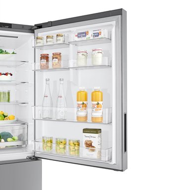 REFRIGERADORA LG BOTTOM FREEZER NO FROST GB41BPP 408 L MÚLTIPLE FLUJO AIRE PLATEADA - 9