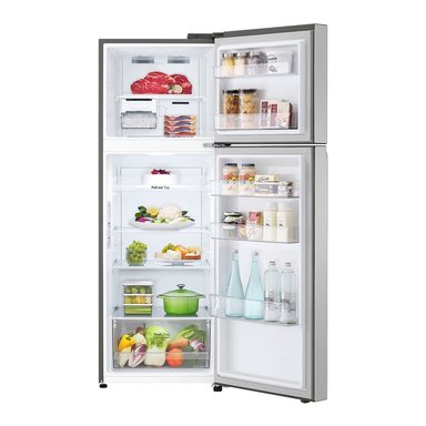 REFRIGERADORA LG TOP FREEZER NO FROST GT33BPP APZGLPR 335 L DOOR COOLING PLATEADA - 4