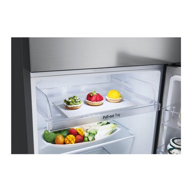 REFRIGERADORA LG TOP FREEZER NO FROST GT33BPP APZGLPR 335 L DOOR COOLING PLATEADA - 6