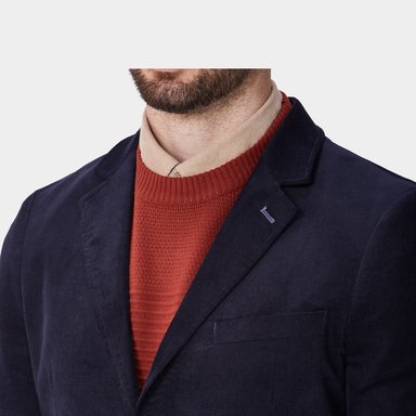 SACO ALGODÓN HOMBRE JOHN HOLDEN AZUL SA2522 GUSTAB - 2