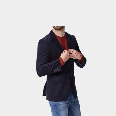 SACO ALGODÓN HOMBRE JOHN HOLDEN AZUL SA2522 GUSTAB - 4