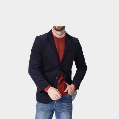 SACO ALGODÓN HOMBRE JOHN HOLDEN AZUL SA2522 GUSTAB - 1