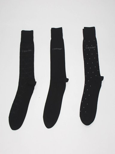 MEDIAS PACK X3 ALGODÓN CKM201DR54002 CALVIN KLEIN PARA HOMBRE - 1
