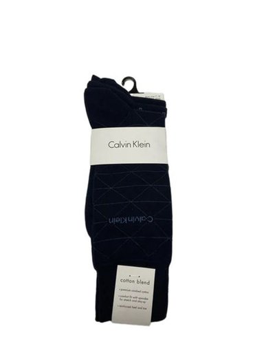 MEDIAS PACK X3 ALGODÓN CKM201DR54003 CALVIN KLEIN PARA HOMBRE - 1