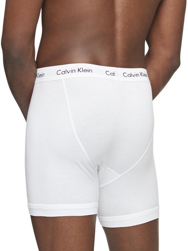 PACK 3 PACK CALZONCILLO ALGODÓN HOMBRE CALVIN KLEIN BLANCO NB2616-110 - 3