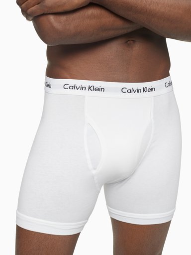 PACK 3 PACK CALZONCILLO ALGODÓN HOMBRE CALVIN KLEIN BLANCO NB2616-110 - 4