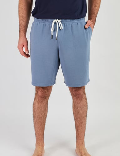 PIJAMA SHORT HOMBRE IN BLOOM CELESTE - 2