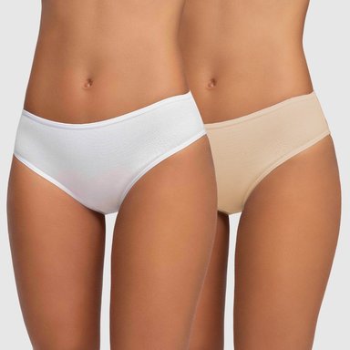 PACK 2 BIKINI ALGODÓN MUJER CAFFARENA - 1