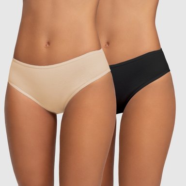 PACK 2 BIKINI ALGODÓN MUJER CAFFARENA