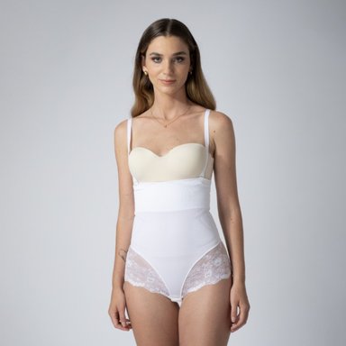 FAJA CALZÓN MUJER KOKETA CINTURA ALTA ENCAJE SUPER FIT