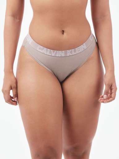 CALZÓN MUJER CALVIN KLEIN GRIS OSCURO BIKINI