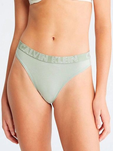 CALZÓN MUJER CALVIN KLEIN VERDE OSCURO THONG