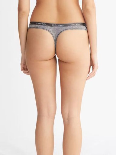 CALZÓN MUJER CALVIN KLEIN MARRÓN THONG - 2