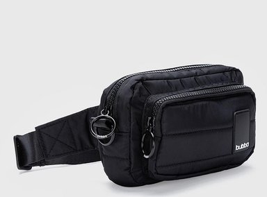 CANGURO BUBBA BAGS RPET MATTE NEGRO - 2