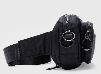 CANGURO BUBBA BAGS RPET MATTE NEGRO - 3