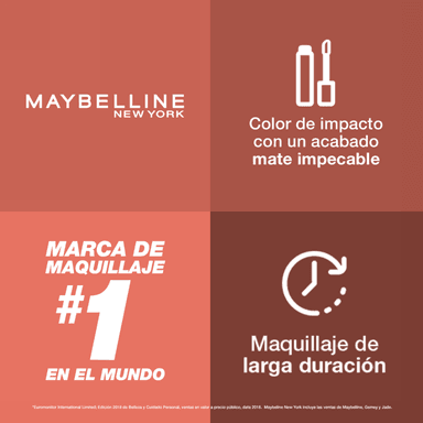 LABIAL MAYBELLINE LÍQUIDO NY MATTE INK AMAZONIAN - 5