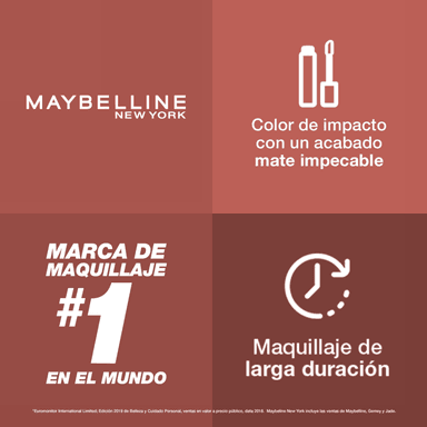 LABIAL MAYBELLINE LIQUIDO NY SUPERSTAY MATTE INK ACABADO MATTE SELF-STARTER - 5