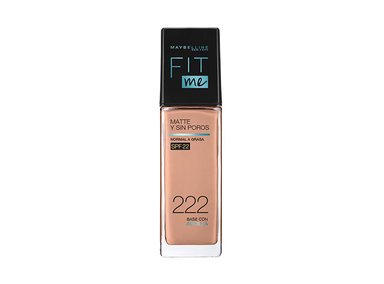 BASE MAYBELLINE FIT ME MATTE + PORELESS TONO TRUE BEIGE 1.00 FL OZ - 1