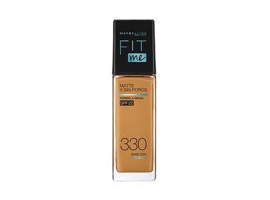 BASE MAYBELLINE FIT ME MATTE + PORELESS TONO 330 TOFFEE 1.00 FL OZ - 1