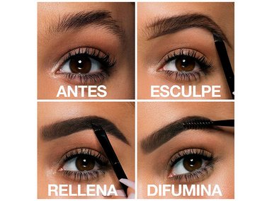 DELINEADOR DE CEJAS MAYBELLINE TATTOO STUDIO BROW POMADE A PRUEBA DE AGUA 1.60 FL OZ TONO DEEP BROWN - 3