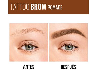 DELINEADOR DE CEJAS MAYBELLINE TATTOO STUDIO BROW POMADE A PRUEBA DE AGUA 1.60 FL OZ TONO DEEP BROWN - 4
