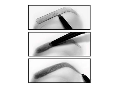DELINEADOR DE CEJAS LOREAL PARIS MAQUILLAJE BROW STYLIST SHAPE & FILL TONO DARK BRUNETTE 250 MG - 4