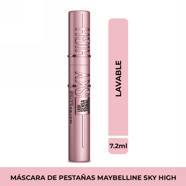 MÁSCARA DE PESTAÑAS MAYBELLINE NY LASH SENSATIONAL SKY HIGH LAVABLE - 1
