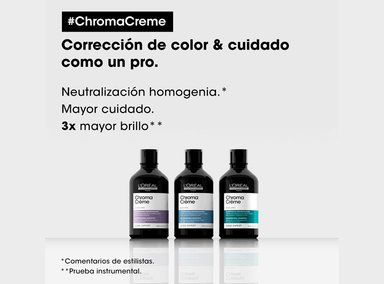 SHAMPOO NEUTRALIZANTE DE TONOS AMARILLOS CHROMA CREME 300ML - 4
