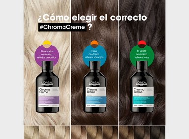 SHAMPOO NEUTRALIZANTE DE TONOS AMARILLOS CHROMA CREME 300ML - 6