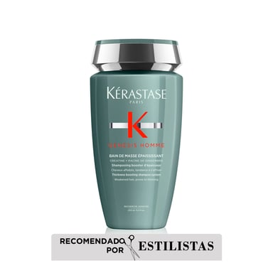 SHAMPOO POTENCIADOR DEL GROSOR PARA CABELLOS DEBILITADOS CON TENDENCIA A AFINARSEGENESIS HOMME BAIN MASSE 250ML - 1