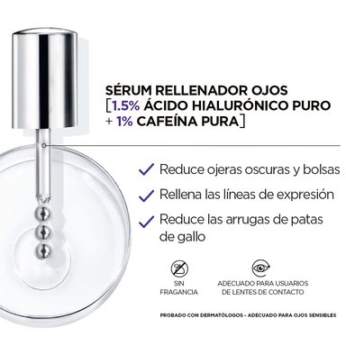 SÉRUM LOREAL PARIS RELLENADOR REVITALIFT ACIDO HIALURONICO 20 ML - 3