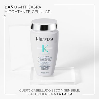 SHAMPO PARA CUERO CABELLUDO SECO SENSIBLE PROPENSO A LA CASPA CREME ANTI-PELLICULAIRE SYMBIOSE 250ML - 2