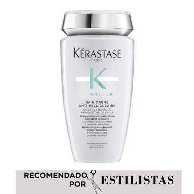 SHAMPO PARA CUERO CABELLUDO SECO SENSIBLE PROPENSO A LA CASPA CREME ANTI-PELLICULAIRE SYMBIOSE 250ML - 1