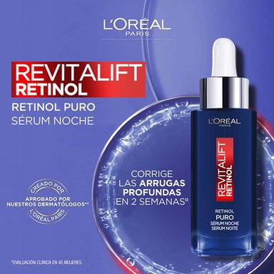 SÉRUM LOREAL PARIS NOCHE ANTIARRUGAS REVITALIFT RETINOL 30ML - 2