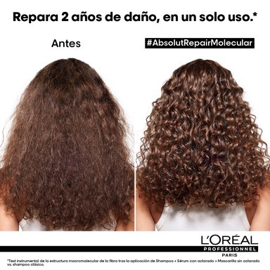 TRATAMIENTO MOLECULAR LOREAL PROFESSIONNEL ABSOLUT REPAIR MOLECULAR PARA CABELLO MUY DAÑADO 250 ML - 2