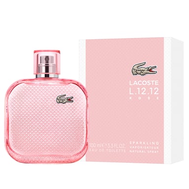 PERFUME LACOSTE L.12.12 ROSE SPARKLING MUJER EDT 100 ML - 1