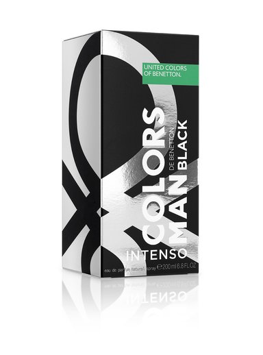 PERFUME BENETTON COLORS BLACK MAN INTENSO HOMBRE EDT 200 ML - 2