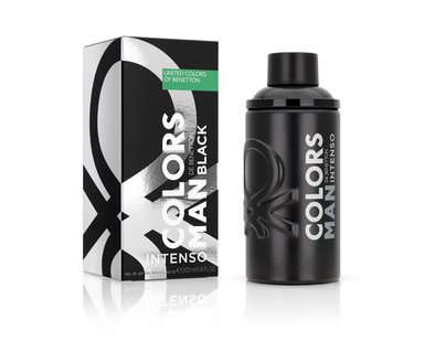 PERFUME BENETTON COLORS BLACK MAN INTENSO HOMBRE EDT 200 ML - 1