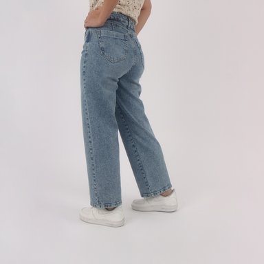 JEAN SUELTO MUJER KAYRA POBLET PERFECT FIT STRAIGHT COMFY CROPPED - 2
