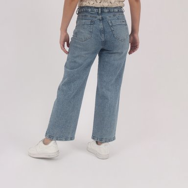 JEAN SUELTO MUJER KAYRA POBLET PERFECT FIT STRAIGHT COMFY CROPPED - 3