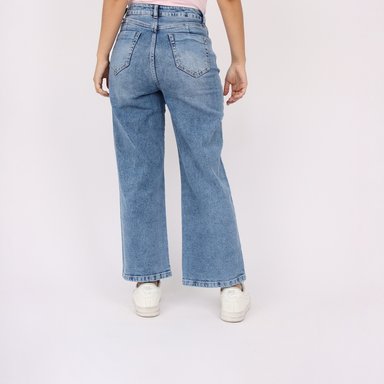 JEAN SUELTO MUJER KAYRA POBLET PERFECT FIT STRAIGHT COMFY CROPPED - 3