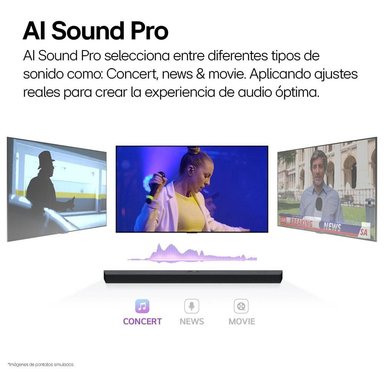 SOUNDBAR BLUETOOTH LG S40T.DPERLLK - 8