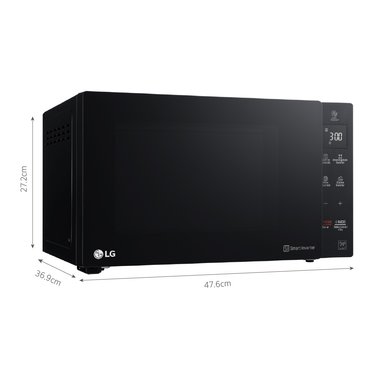 MICROONDAS LG 25L MS2536GIS EASYCLEAN NEGRO - 2