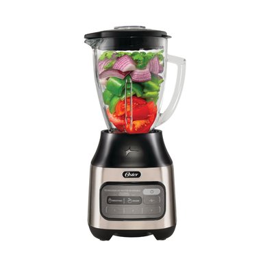 LICUADORA OSTER TECNOLOGÍA MOTOR REVERSIBLE VASO VIDRIO NIQUELADA BLSTPEG-NRT - 2